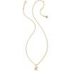 imageKendra Scott Crystal Letter Short Pendant Necklace Fashion Jewelry for WomenLetter K GOLDPLATED