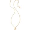 imageKendra Scott Crystal Letter Short Pendant Necklace Fashion Jewelry for WomenLetter M GOLDPLATED
