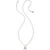 imageKendra Scott Crystal Letter Short Pendant Necklace Fashion Jewelry for WomenLetter N RHODIUMPLATED