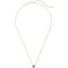 imageKendra Scott Davie Pendant Necklace18K GOLD VERMEIL  RED GARNET