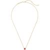 imageKendra Scott Davie Pendant Necklace18K GOLD VERMEIL  RED GARNET