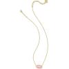 imageKendra Scott Elisa Pendant Necklace for Women Fashion Jewelry 14k GoldPlatedGOLD  CARNATION KYOCERA OPAL