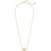 imageKendra Scott Elisa Pendant Necklace for Women Fashion Jewelry 14k GoldPlatedGOLD  DICHROIC GLASS