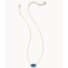 imageKendra Scott Elisa Pendant Necklace for Women Fashion Jewelry 14k GoldPlatedGOLD  NAVY ABALONE