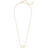 imageKendra Scott Elisa Pendant Necklace for Women Fashion Jewelry 14k GoldPlatedGOLD  WHITE OPAL