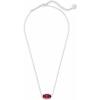imageKendra Scott Elisa Pendant Necklace for Women Fashion Jewelry 14k GoldPlatedRHODIUM  CLEAR BERRY