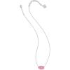 imageKendra Scott Elisa Pendant Necklace for Women Fashion Jewelry 14k GoldPlatedRHODIUM  HOT PINK DRUSY
