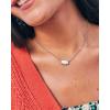imageKendra Scott Elisa Pendant Necklace for Women Fashion Jewelry 14k GoldPlatedRHODIUM  WHITE OPAL