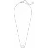 imageKendra Scott Elisa Pendant Necklace for Women Fashion Jewelry 14k GoldPlatedRHODIUM  WHITE OPAL