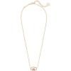 imageKendra Scott Elisa Pendant Necklace for Women Fashion Jewelry 14k GoldPlatedROSE GOLD  DICHROIC GLASS