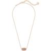 imageKendra Scott Elisa Pendant Necklace for Women Fashion Jewelry 14k GoldPlatedROSE GOLD  ROSE GOLD DRUSY