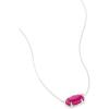 imageKendra Scott Elisa Pendant Necklace in Sterling Silver Fine Jewelry for WomenPINK QUARTZITE
