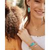 imageKendra Scott Elle Drop Earrings for WomenGOLD  BRONZE VEINED TURQUOISE