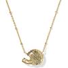 imageKendra Scott Football Helmet Short Pendant Necklace Fashion Jewelry for WomenGOLDPLATED