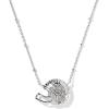 imageKendra Scott Football Helmet Short Pendant Necklace Fashion Jewelry for WomenRHODIUMPLATED