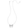 imageKendra Scott Krista Bow Short Pendant Necklace Fashion Jewelry for WomenRHODIUM  WHITE MIX