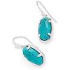 imageKendra Scott Lee Drop Earrings in Sterling Silver Fine Jewelry for WomenTURQUOISE MAGNESITE