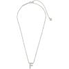 imageKendra Scott Letters AZ Pendant Necklace for Women Fashion Jewelry RhodiumPlated BrassLetter F
