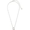 imageKendra Scott Letters AZ Pendant Necklace for Women Fashion Jewelry RhodiumPlated BrassLetter G