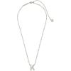 imageKendra Scott Letters AZ Pendant Necklace for Women Fashion Jewelry RhodiumPlated BrassLetter K