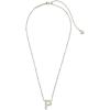 imageKendra Scott Letters AZ Pendant Necklace for Women Fashion Jewelry RhodiumPlated BrassLetter P