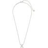 imageKendra Scott Letters AZ Pendant Necklace for Women Fashion Jewelry RhodiumPlated BrassLetter X