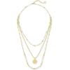 imageKendra Scott Medallion Triple Strand Necklace Fashion Jewelry for WomenGOLD