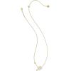 imageKendra Scott Pickleball Short Pendant Necklace Fashion Jewelry for WomenGOLD  IVORY MOTHER OF PEARL