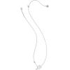 imageKendra Scott Pickleball Short Pendant Necklace Fashion Jewelry for WomenRHODIUM  IVORY MOTHER OF PEARL
