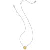 imageKendra Scott Softball Pendant Necklace  Chartreuse Magnesite for WomenSILVERPLATED