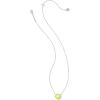 imageKendra Scott Tennis Short Pendant Necklace Fashion Jewelry for WomenRHODIUM  CHARTREUSE MAGNESITE