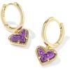 GOLD - PURPLE DRUSY