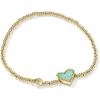 GOLD - BRIGHT AQUA DRUSY