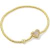 imageKendra Scott Ari Heart Stretch Bracelet Fashion Jewelry for WomenGOLD  IRIDESCENT DRUSY