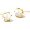 imageKendra Scott Ashton Pearl Stud EarringsGOLD  WHITE PEARL