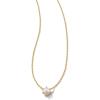 imageKendra Scott Ashton Pendant Necklace in White Pearl Fashion Jewelry for WomenGOLD  WHITE PEARL