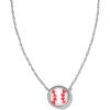 imageKendra Scott Baseball Short Pendant Necklace Fashion Jewelry for WomenRHODIUM