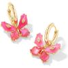 imageKendra Scott Bianca Butterfly Huggie Earrings Fashion Jewelry for WomenPINK MIX