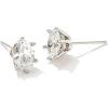 imageKendra Scott Cailin Crystal Stud Earrings in White Crystal Fashion Jewelry for WomenRHODIUM  WHITE CUBIC ZIRCONIA