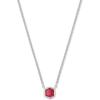 STERLING SILVER - RED GARNET