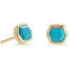 imageKendra Scott Davie Stud Earrings in 18K Gold Vermeil Fine Jewelry for Women Turquoise