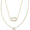 imageKendra Scott Elisa Gift Set Of 2 Fashion Jewelry for WomenGOLD  IVORY MOTHER OF PEARL