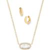 imageKendra Scott Elisa Mikki Gift Set Fashion Jewelry for WomenGOLD  IVORY MOTHER OF PEARL