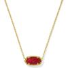 GOLD - BRIGHT RED DRUSY