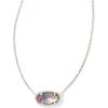 imageKendra Scott Elisa Pendant Necklace for Women Fashion Jewelry 14k GoldPlatedSilver Lilac Abalone