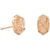 imageKendra Scott Emilie Stud Earrings for Women Fashion JewelryROSE GOLD SAND DRUSY
