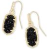 imageKendra Scott Lee Drop Earrings for WomenGOLD  BLACK DRUSY