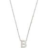 imageKendra Scott Letters AZ Pendant Necklace for Women Fashion Jewelry RhodiumPlated BrassLetter B