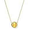 imageKendra Scott Softball Pendant Necklace  Chartreuse Magnesite for WomenGOLDPLATED
