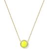 imageKendra Scott Tennis Short Pendant Necklace Fashion Jewelry for WomenGOLD  CHARTREUSE MAGNESITE